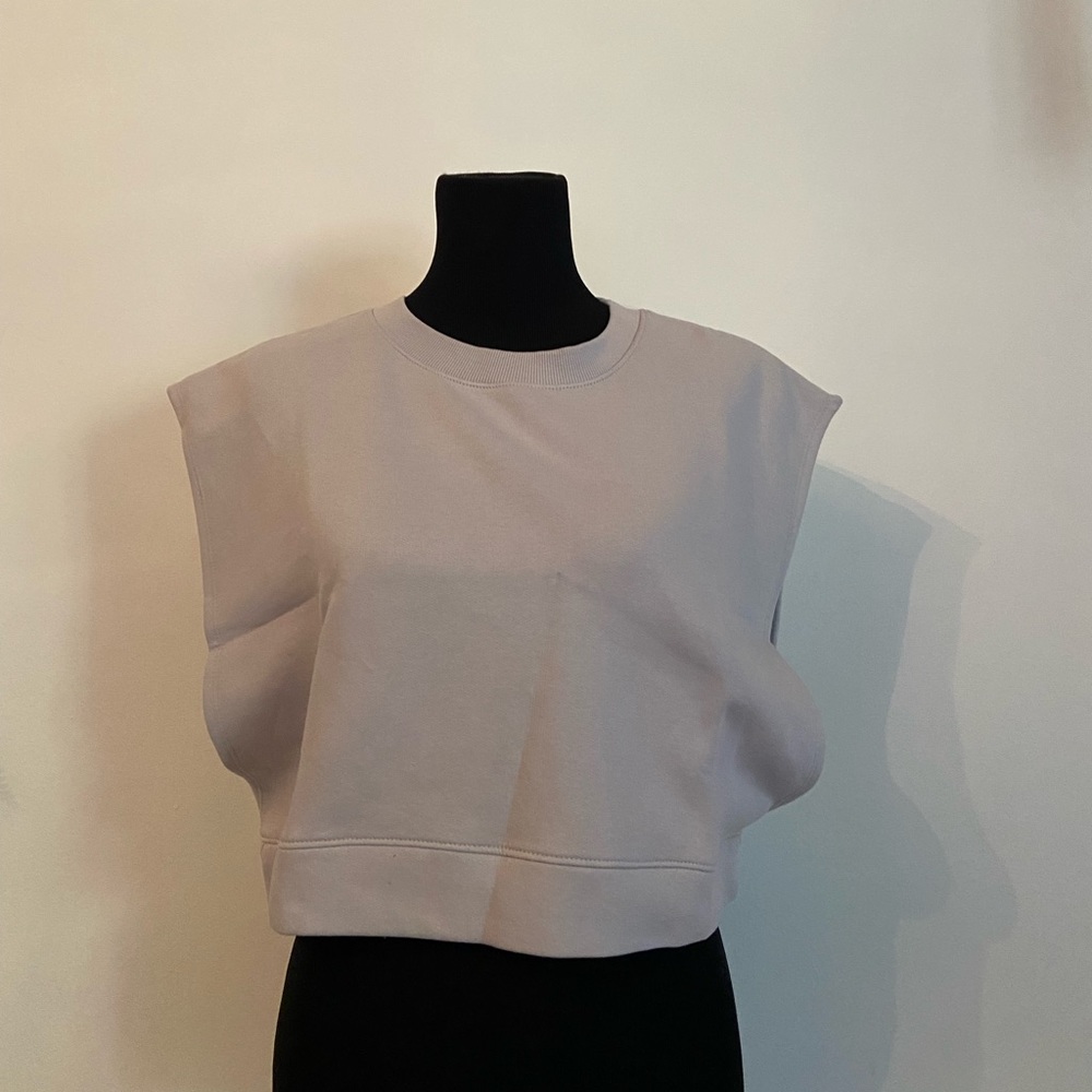 Zara periwinkle cropped tank